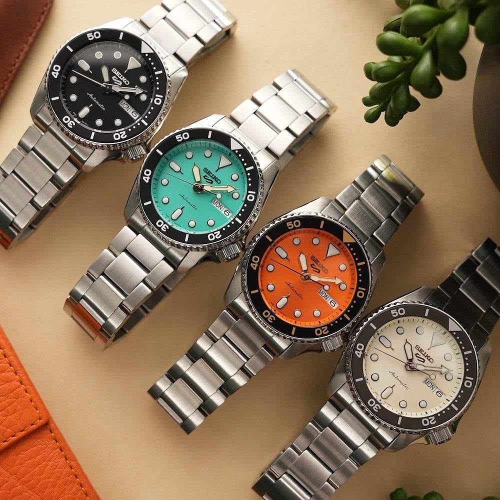 SEIKO 5 Sports Mid-size 38 มม. “SPORTS STYLE” รุ่น SRPK29K SRPK31K SRPK33K SRPK35K ประกันศูนย์ Seiko 3 ปี(SRPK35K)