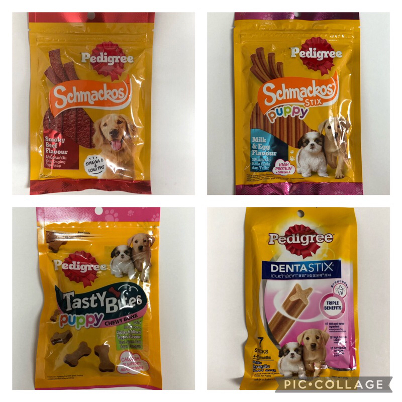 ขนมสุนัข Pedigree SCHMACKOS/ Dentastix/ Tasty bites เพดดิกรี ชแม้กโก้ เดนต้าสติณก