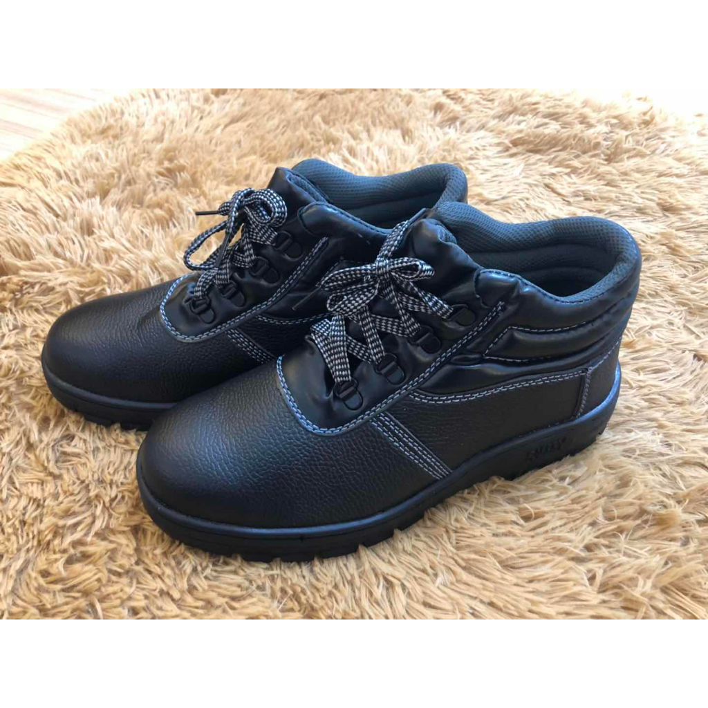 G01/01K Safety Shoes รองเท้าเซฟตี้ หัวเหล็ก พื้นเหล็ก นิรภัย Size 36-47 (ไม่มีกล่องรองเท้า)