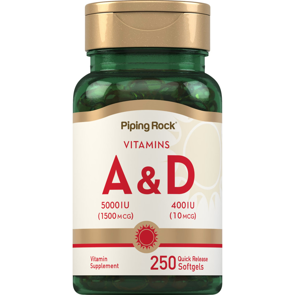 Vitamin A 5,000 IU D3 400 IU (250Softgels) วิตามินเอ วิตามินดี3