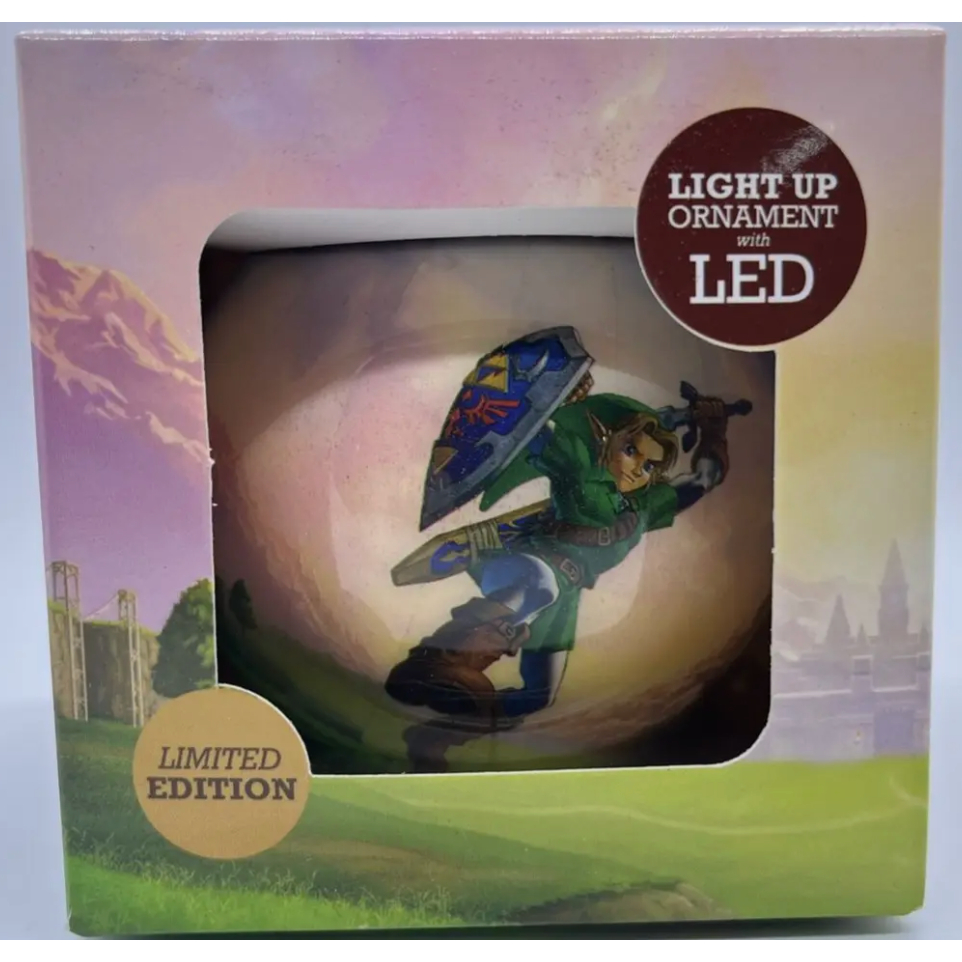 Legend of Zelda Ocarina of Time - LED Light Up Christmas Ornament - Game Stop Exclusive - Nintendo
