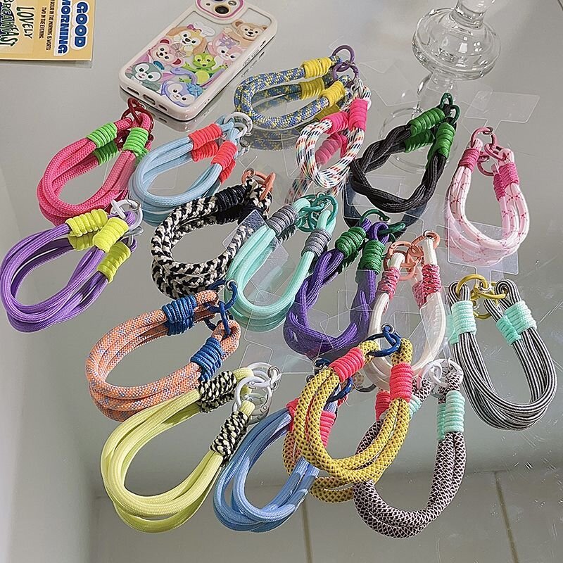 สายรัดโทรศัพท์มือถือ สายห้อยโทรศัพท์ สายรัดข้อมือ เหมาะสำหรับการใช้งานหลายอย่าง อย่างดี สีสว่าง หลากหลาย มีเอกลักษณ์