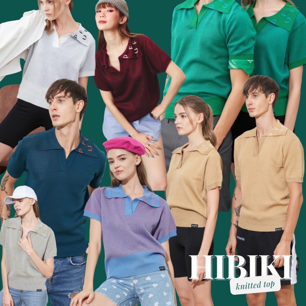 PUFFCOWEAR : HIBIKI KNITTED TOP