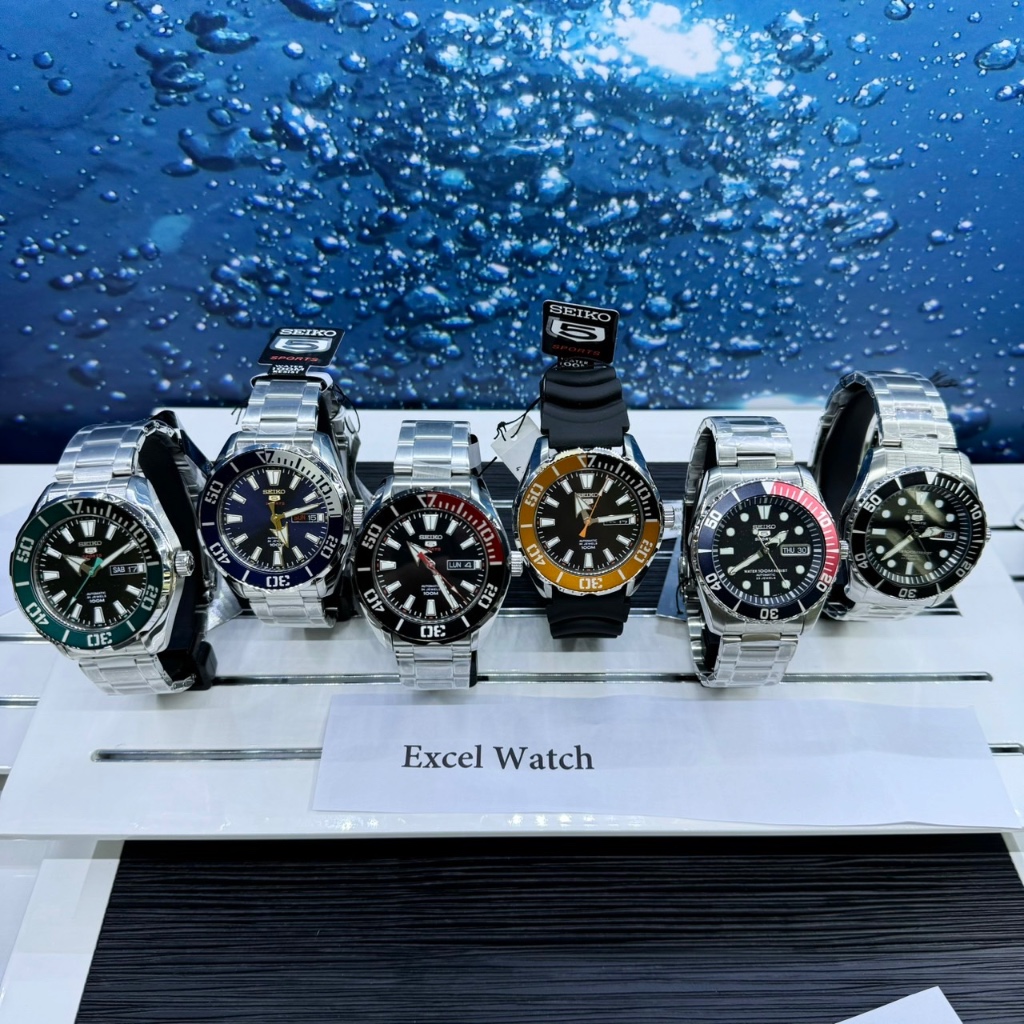 [ Excel Watch ] [ แถมพวงกุญแจ SEIKO ] SEIKO ไซโก้ 5 รุ่น SRPC51K SRPC53K SRPC55K SRPC57K SRPC59K SNZ