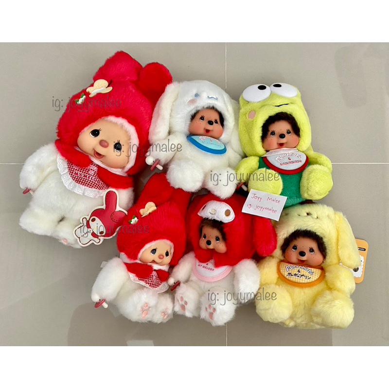 (พร้อมส่ง) ม่อนชิชิ ซานริโอ Monchhichi x Sanrio