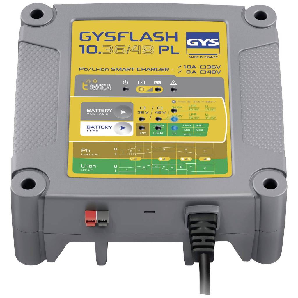 เครื่องชาร์จแบตเตอรี่ GYSFLASH 10.36/48 PL