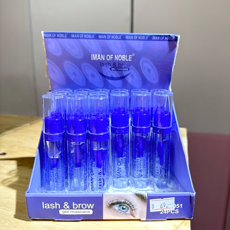 มาสคาร่าใส ปัดขนตา ขนคิ้ว IMAN OF NOBLE LASH & BROW GEL MASCARA 9ml.