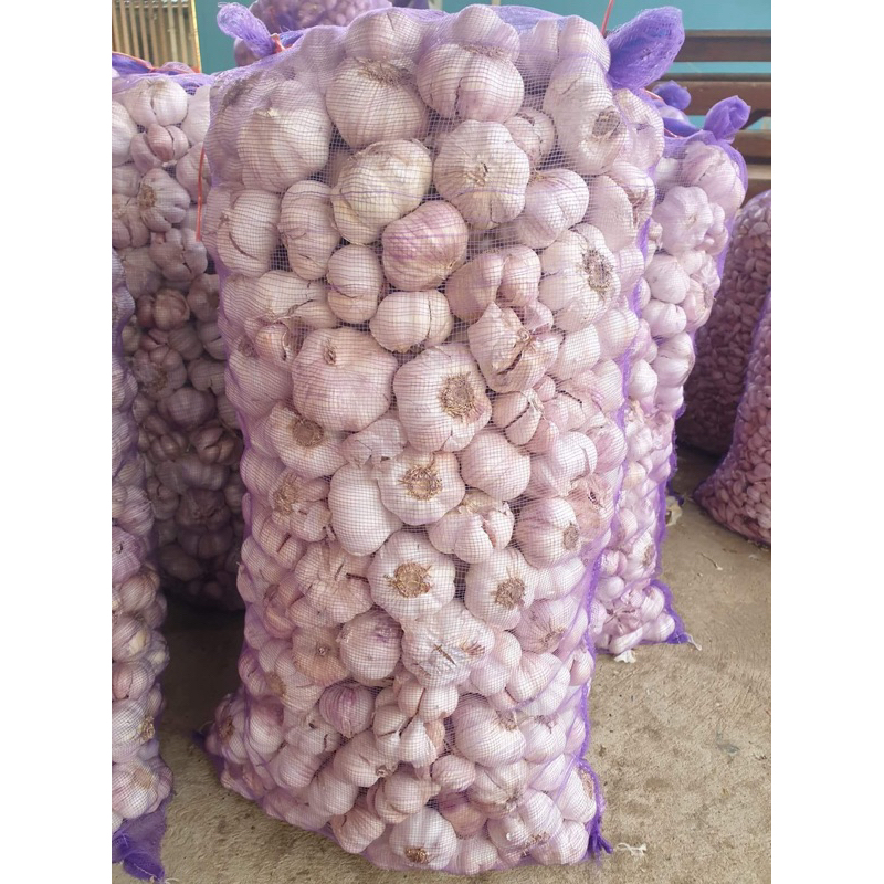 กระเทียมหัว10 กิโลกรัม พร้อมส่ง