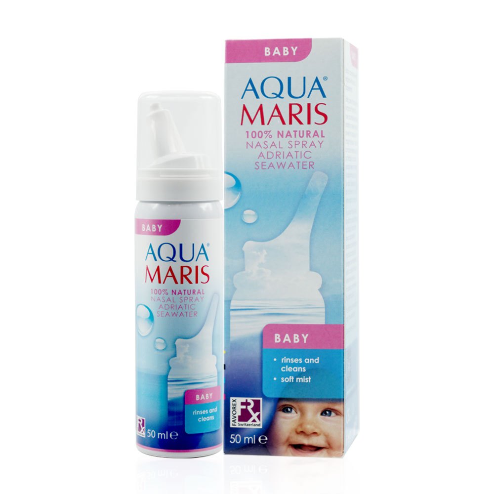 &Aqua Maris Baby Nasal Spray สเปรย์พ่นจมูกสำหรับเด็กอ่อน ขนาดบรรจุ 50 มล
