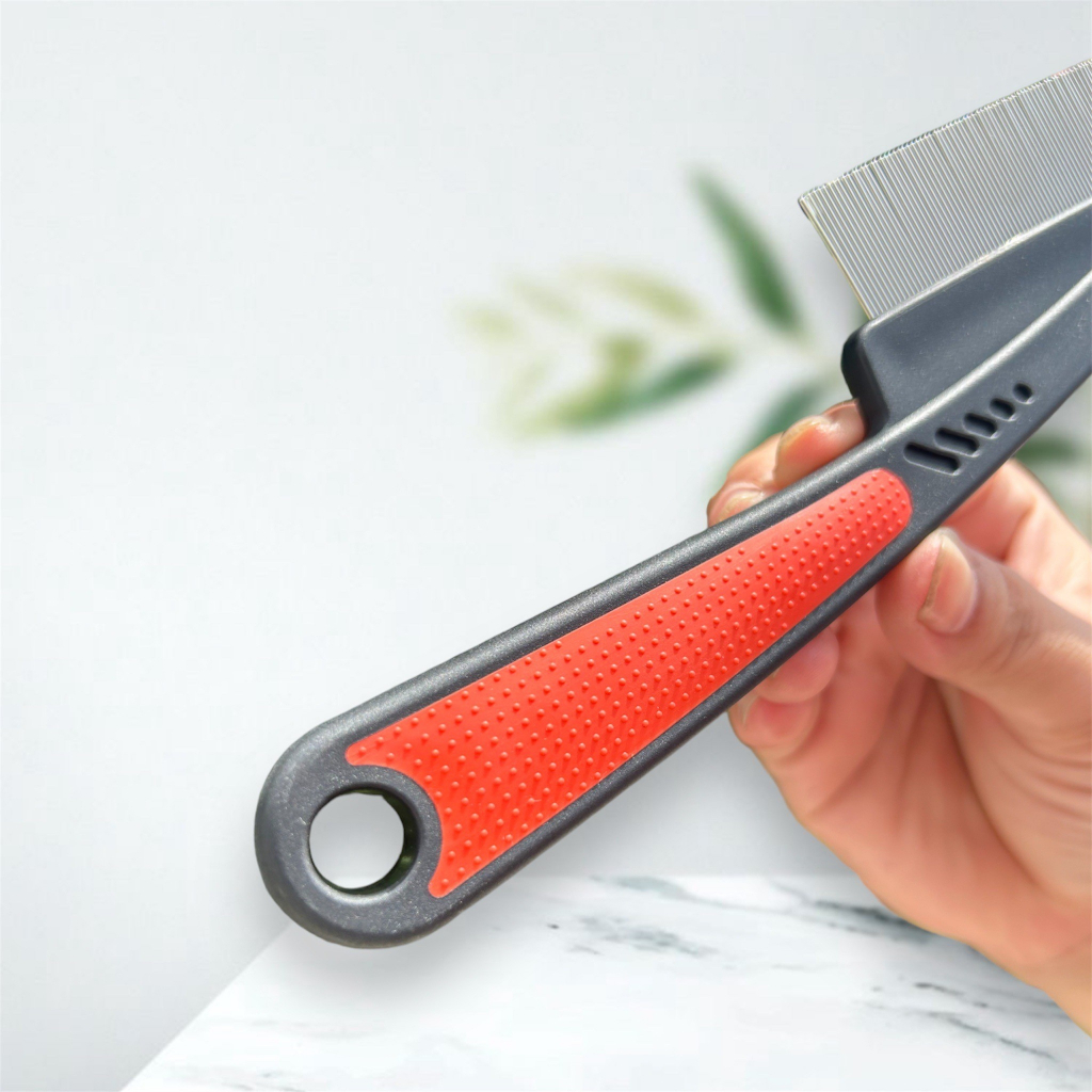 หวีเสนียดก้านเหล็ก หวีหลุดออกทั้งตัว และไข่เหา ซี่แสตนเลส ไม่เป็นสนิม - รูปที่ 3