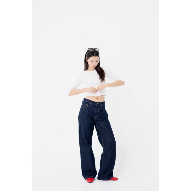 กางเกงยีนส์ RAVVESTUDIO's Gigi Raw Jeans