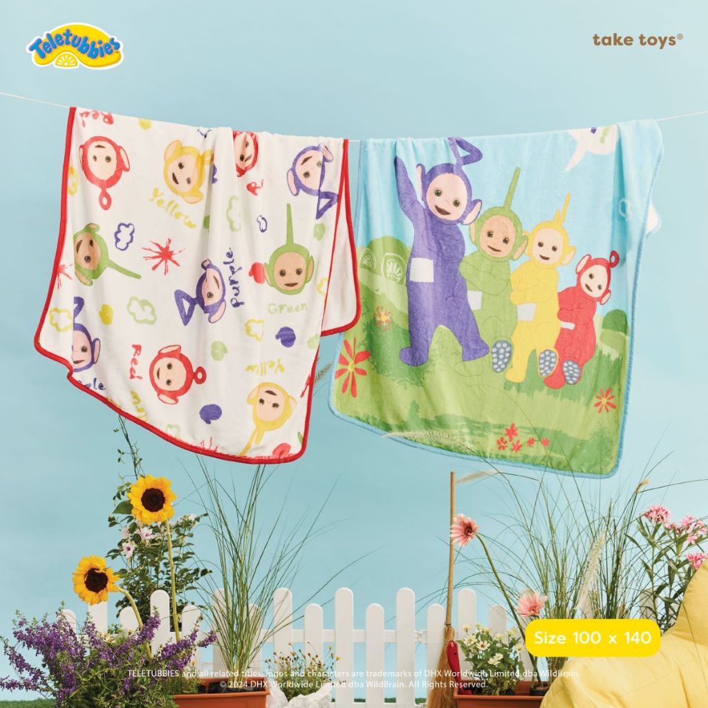Teletubbies Blanket Messy Fun  Collection  - ผ้าห่มเทเลทับบี้ส์