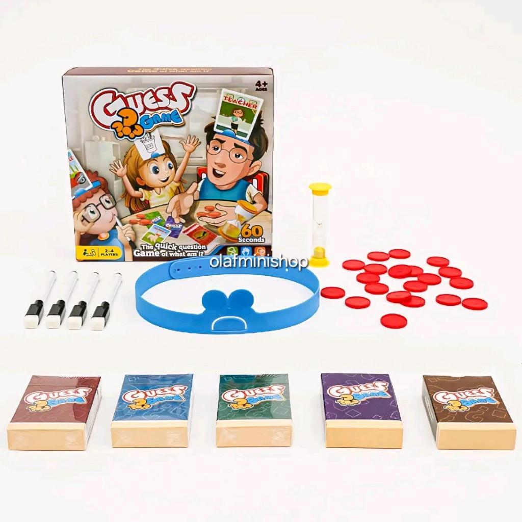 เกมใบ้คำ ทายการ์ด พร้อมการ์ด อุปกรณ์60ชิ้น