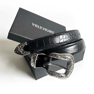 เข็มขัดVely.Hurt Silver Belt