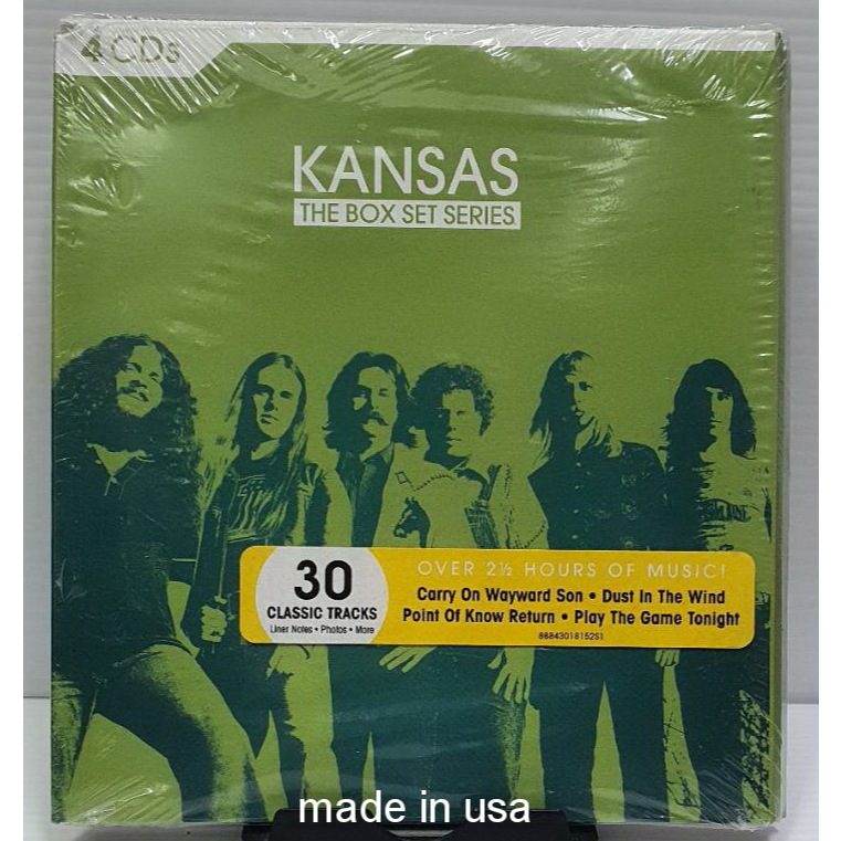 CD Kansas THE BOX SET SERIES 4CD made in usa มือ1 แผ่นแท้