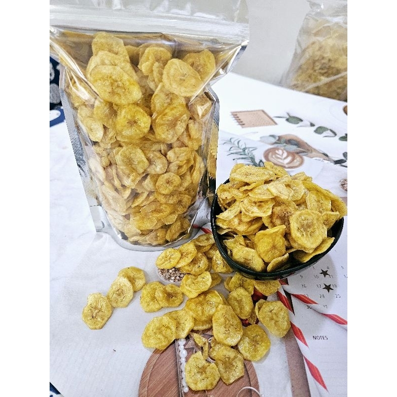 กล้วยหอมทองฉาบกรอบเเก้ว 500 กรัม (SP) แผ่นบางหอม เคี้ยวเพลิน กรอบ หวาน มัน อร่อยจนหยุดไม่ได้