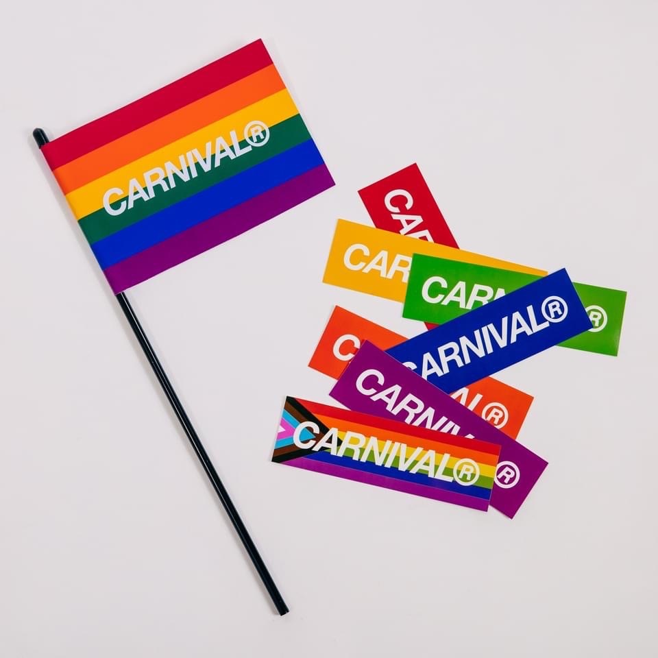 CARNIVAL ‘Proud to be you’ Pride Paisley sticker  ธงcarnival