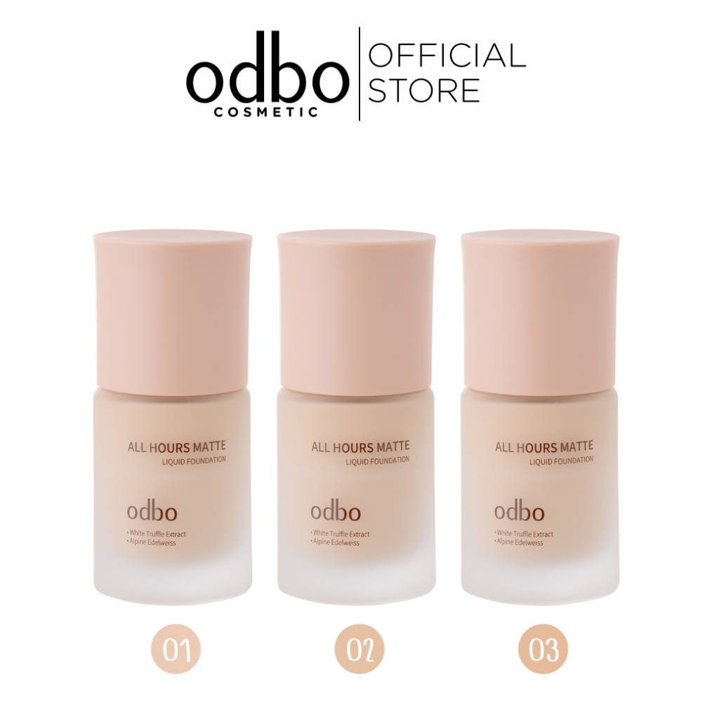 ODBO ALL HOURS MATTE LIQUID FOUNDATION OD4008 #รองพื้นเนื้อแมทท์ อยู่ทนตลอดวัน