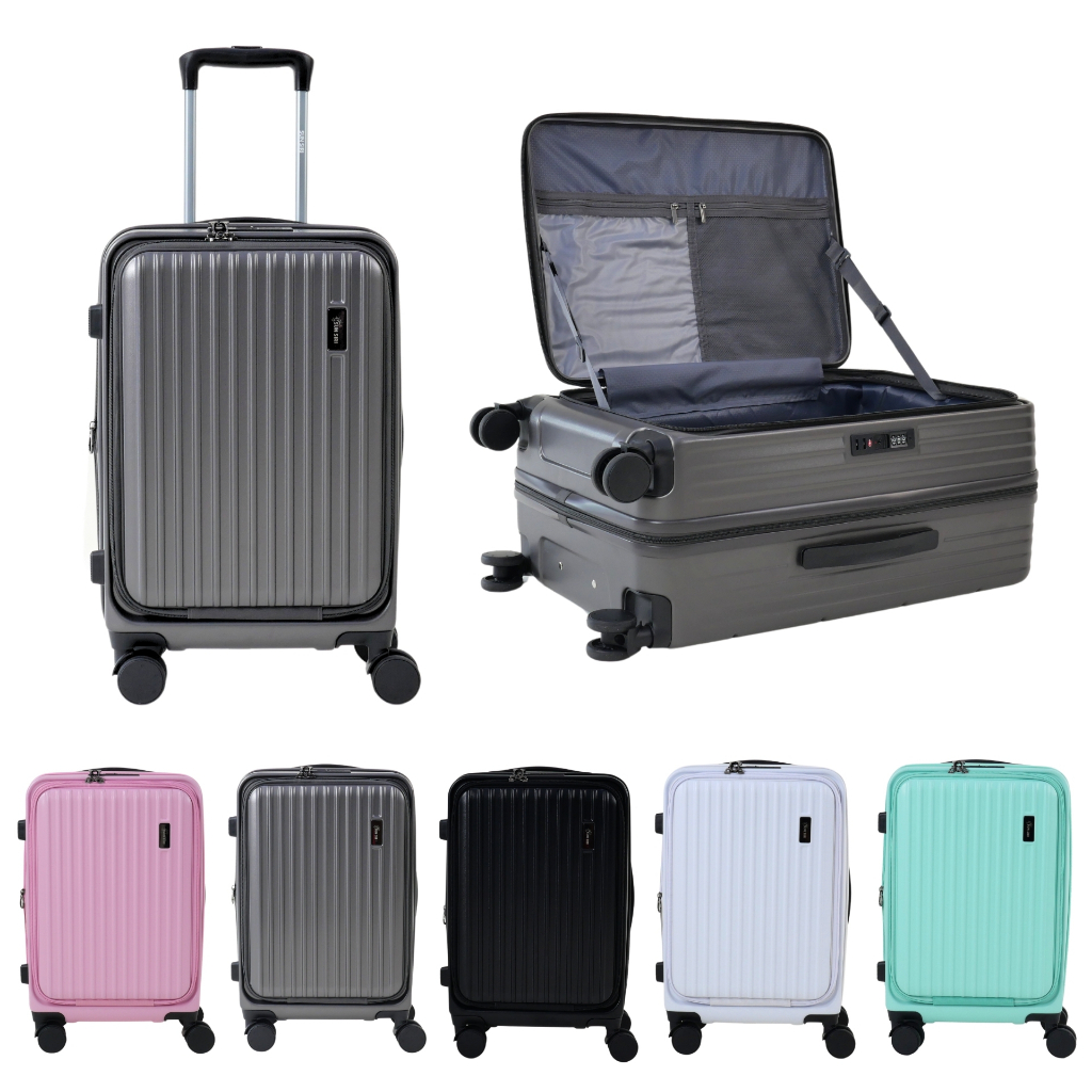 Sunsiri กระเป๋าเดินทาง ABS เปิดด้านหน้า ระบบล็อค TSA 4 ล้อคู่ 360 ํ รุ่น 9811