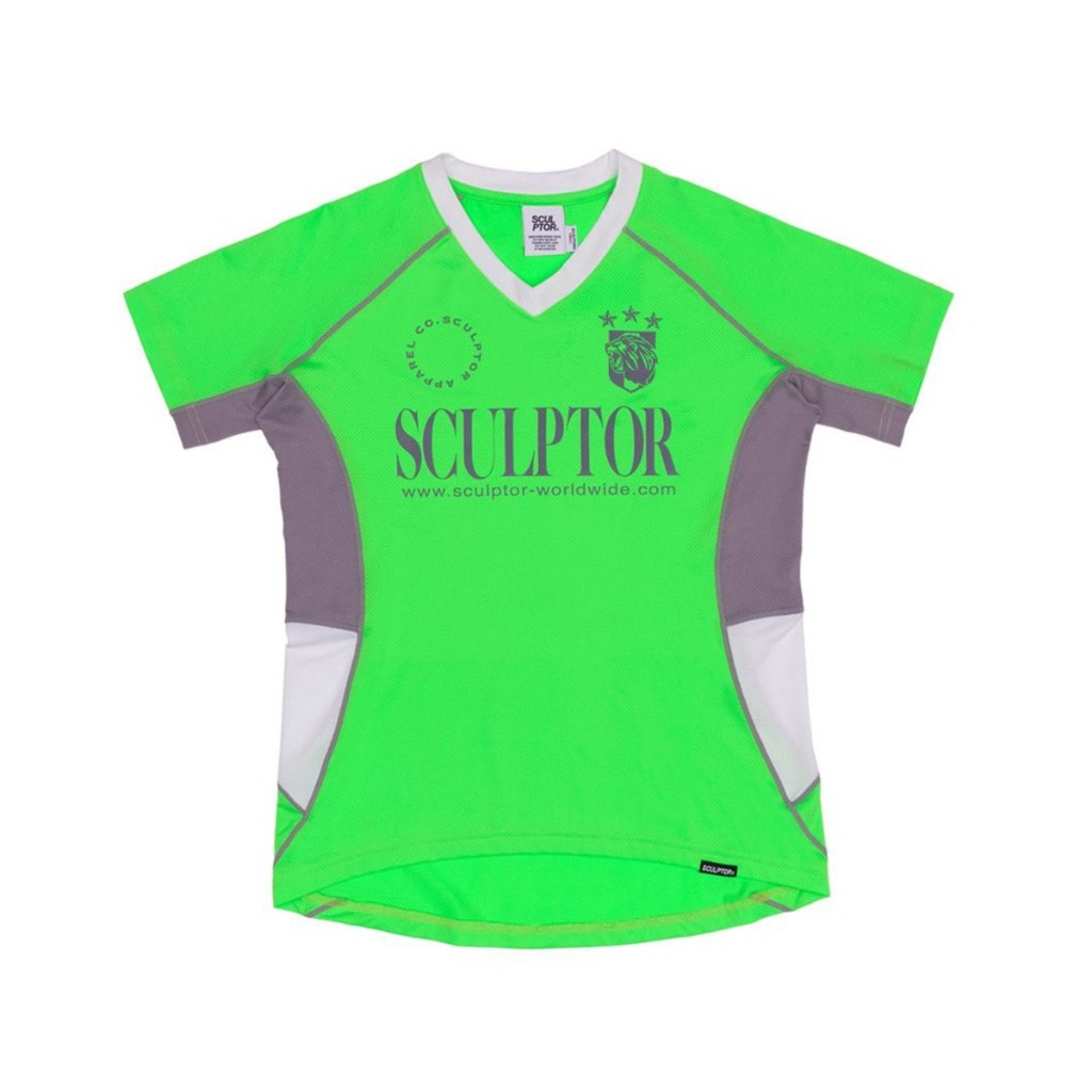 SCULPTOR SC23S241 Sports Jersey Tee ACID GREEN