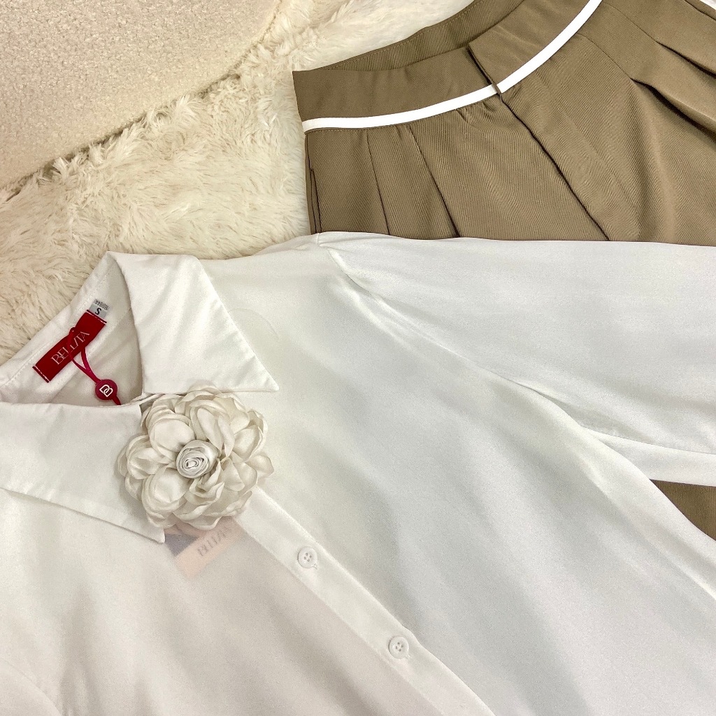 MYT x BELLITA BRAND : [BT390] : ชุดเซ็ทเสื้อและกางเกง สุภาพ หรูหรา