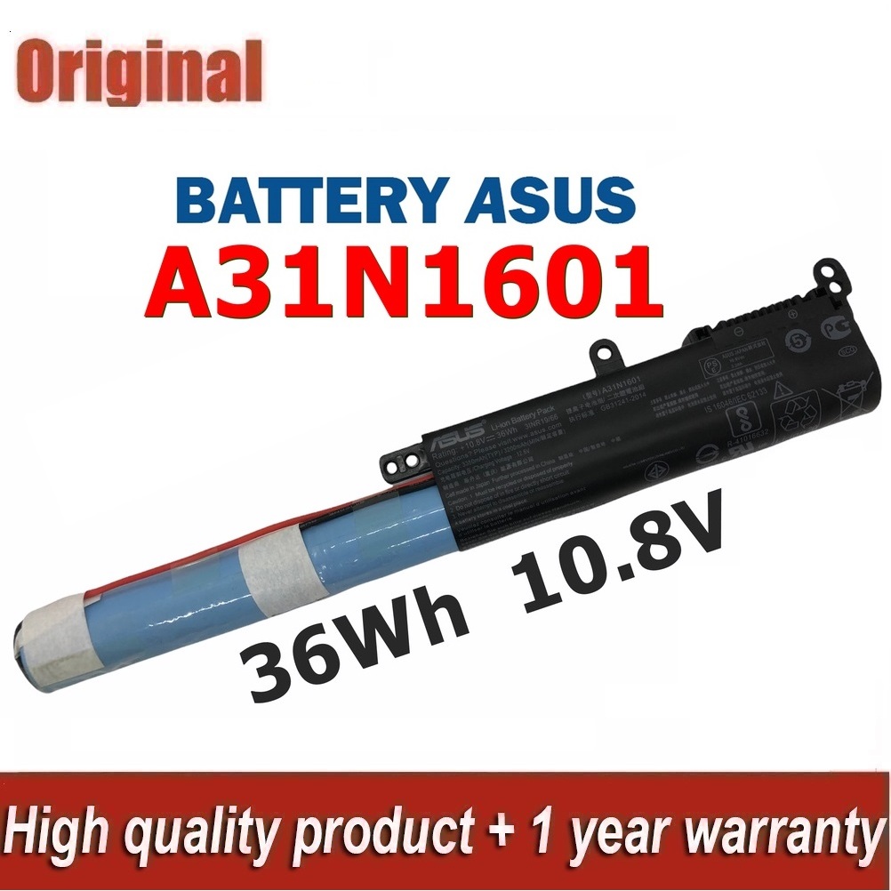 ♛ASUS แบตเตอรี่ A31N1601 ของแท้ (สำหรับ K541 K541U X541S X541U R541U F541UA ) ASUS Battery Notebook 