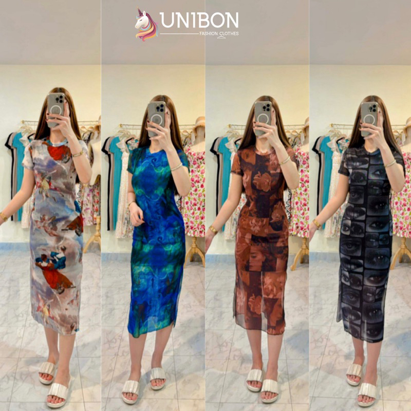 N15 เดรสซีทรูแขนตุ๊กตา ผ่าข้าง ซัมเมอร์นี้ต้องจัด ใส่สบายมาก หยิบมาใส่ได้บ่อยๆเลยจ้า