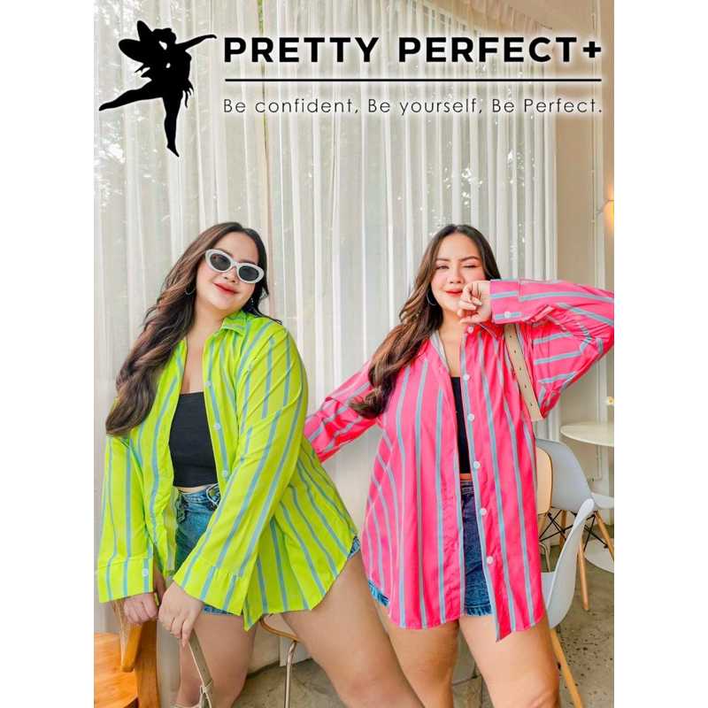 Neon Bright Shirt เสื้อเชิ้ต แขนยาว อก 38-60“