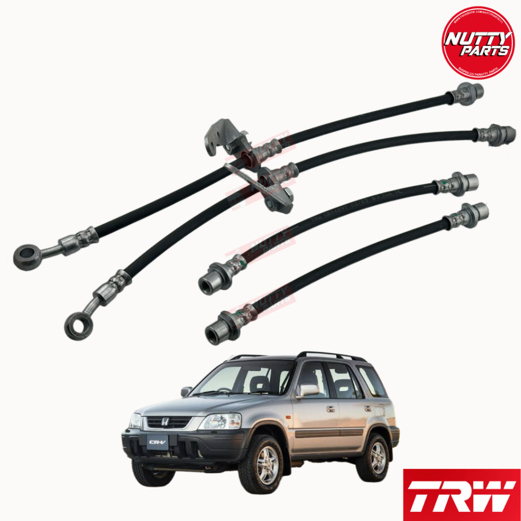TRW สายอ่อนเบรค หน้า - หลัง HONDA CR-V G1 ปี 94-02 PHD507,PHD508,PHA501
