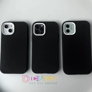 3 in 1 เคสโทรศัพท์ เคสประกบสีพื้นมาใหม่ เคส for iPhone 11 Pro Max 15 14 13 12 16 Pro Max XR XS Max 7 8 Plus SE 2020