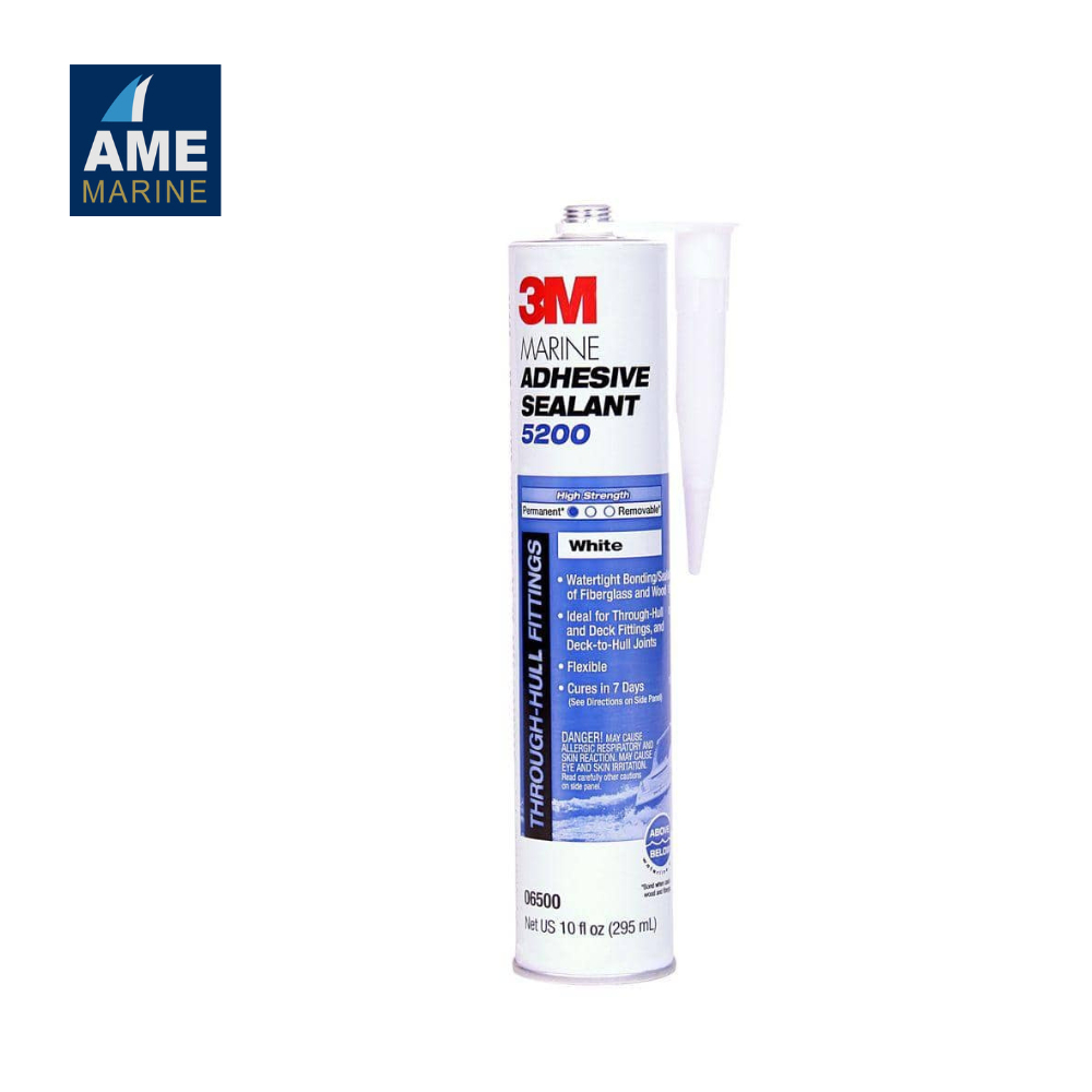 3M 5200 10 oz. กาวโพลียูรีเทน Marine Adhesive Sealant สีดำ สีขาว