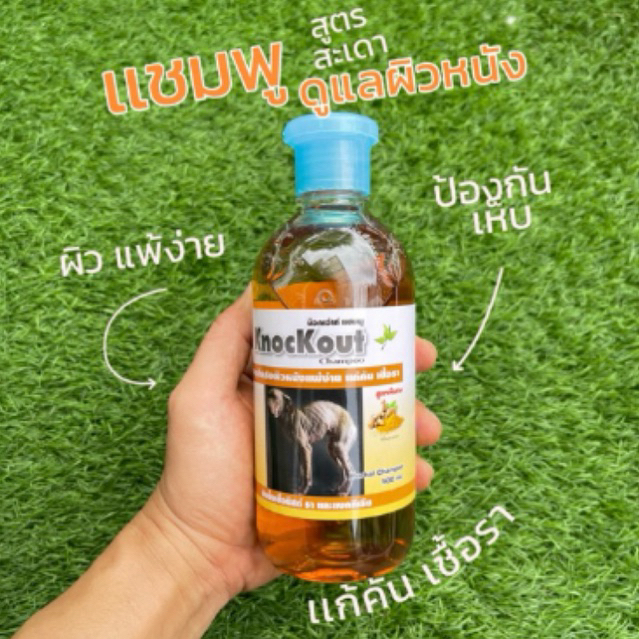 เเชมพูดูเเลผิวหนัง ผิวเเพ้ง่าย เเก้ขี้เรื้อน (ปริมาณ 500 ml)