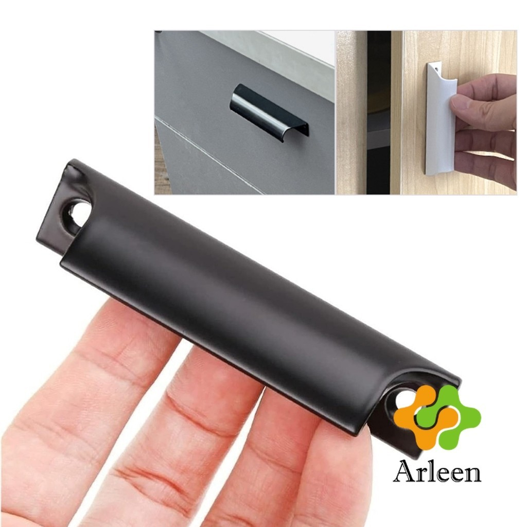 Arleen อลูมิเนียมอัลลอยด์ มือจับ มือจับประตู มือจับประตูอลูมิเนียม สีดำ ทอง doorknob