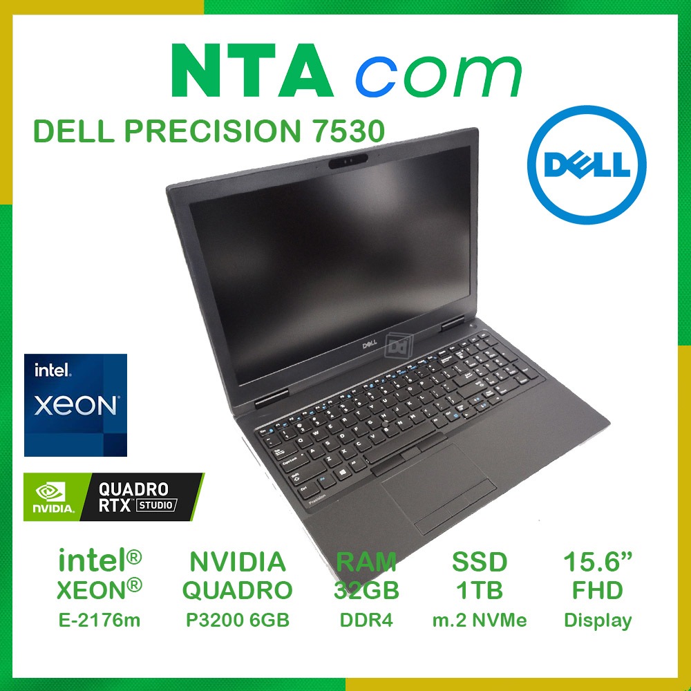 DELL PRECISION 7530 INTEL XEON E-2176m