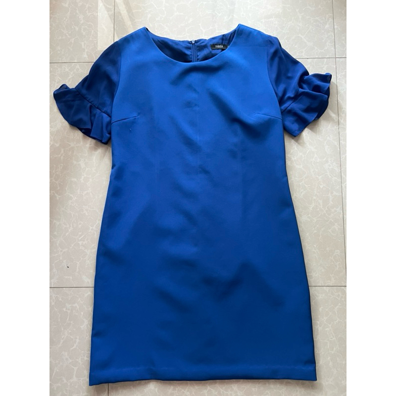 เดรสสีน้ำเงินไซร์ 3xl