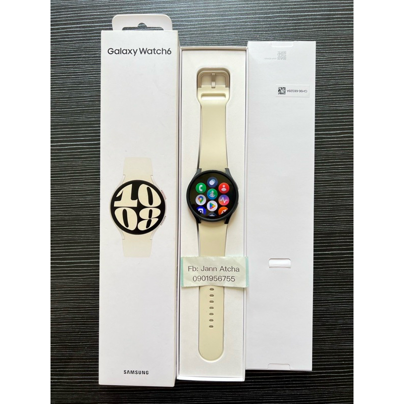 (มือสอง)samsung galaxy watch s6 40mm gps ประกันเหลือ