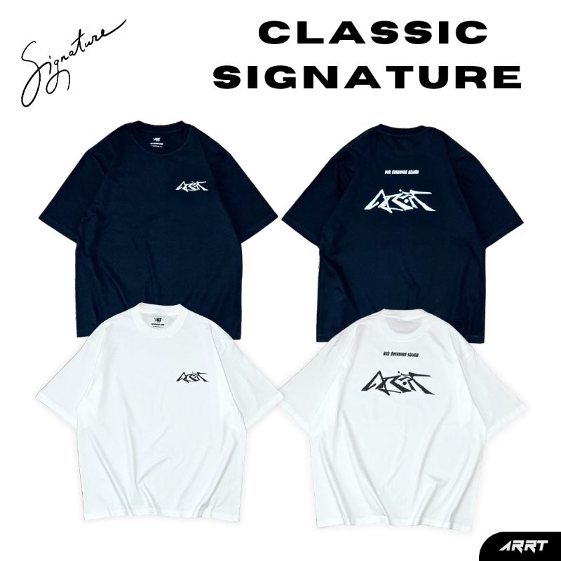 [ ARRT ] - เสื้อยืด Oversize ลาย Classic Signature