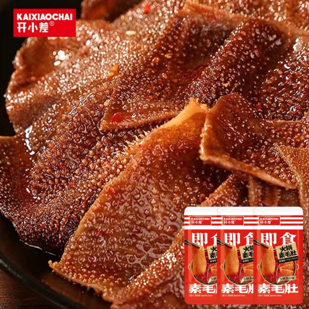 บุกผ้าขี้ริ้ว หม่าล่า ของว่างทานเล่น รสเผ็ด อร่อย 10g 牛肚魔芋