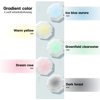 ร่ม Zuodu [ZD177]sun protection umbrella gradient color ร่มพับสไตล์เรียบง่าย ผ้าร่มHOUSTINของญี่ปุ่น - DIMI