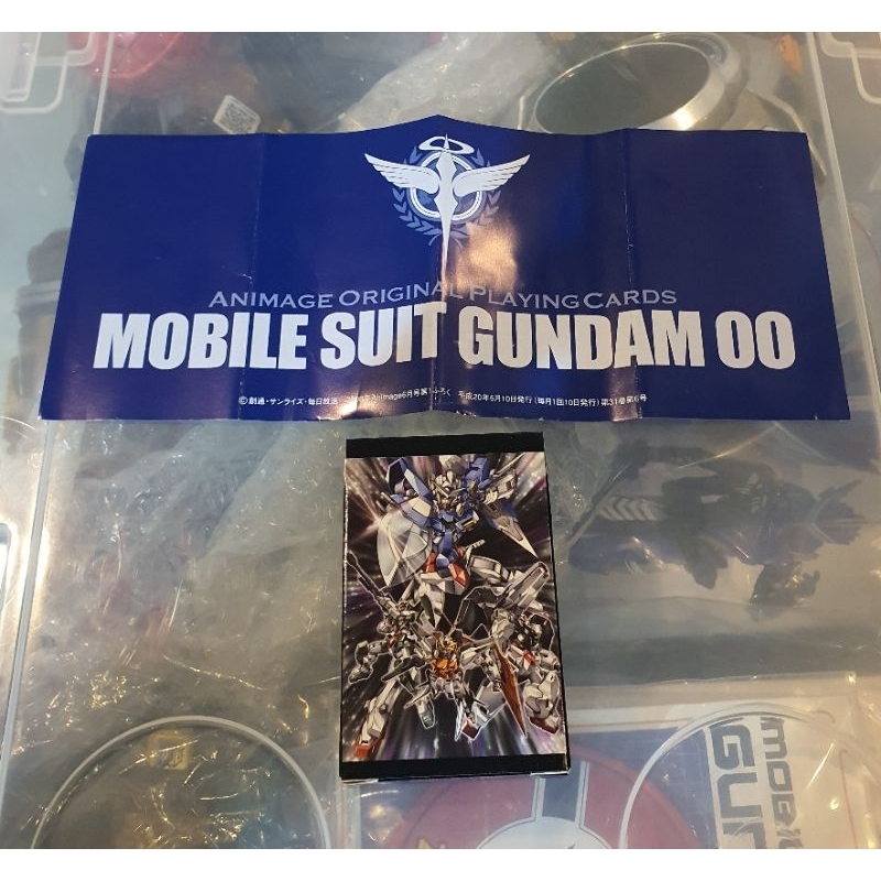 ไพ่กันดั้มดับเบิ้ลโอ card gundam oo Animage Original Playing card