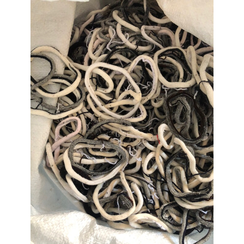 ห่วงถุงเท้ากิโลละ15บาท( สีตามภาพ)