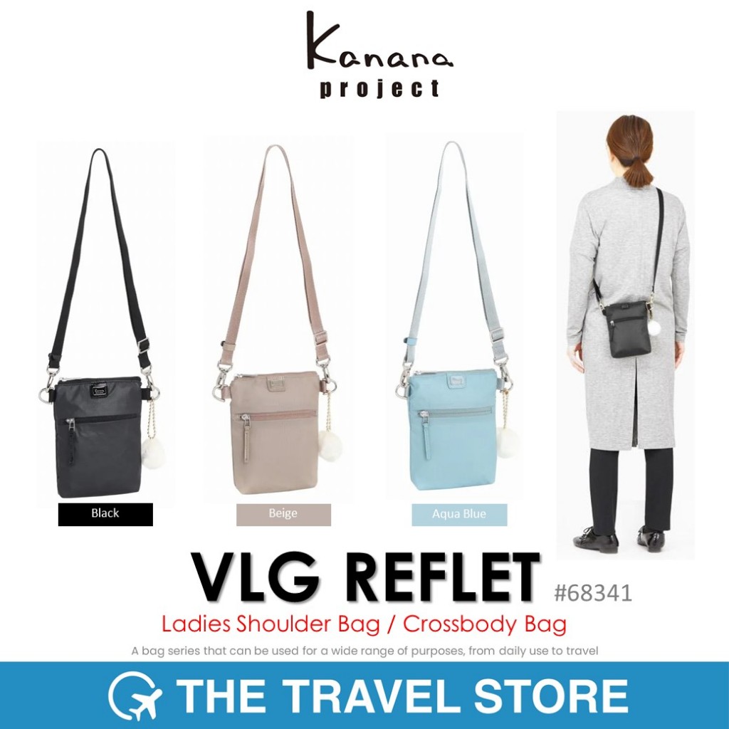 KANANA PROJECT VYG Reflet Ladies Shoulder Bag / Crossbody Bag (68341) กระเป๋าสะพายข้าง สุภาพสตรี ผู้หญิง