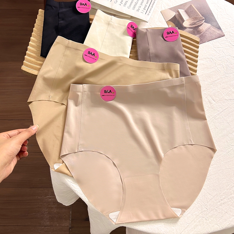 9AA กางเกงชั้นในเอวสูง ผ้าเป้าแอนตี้แบคทีเรีย คุณภาพดี