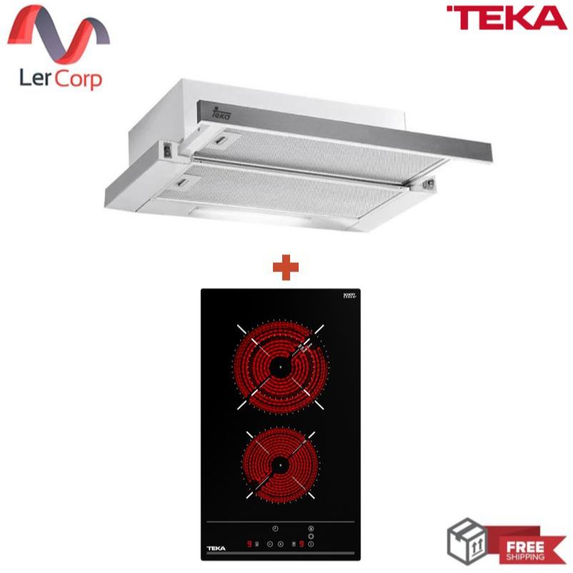 (Teka) เครื่องดูดควัน EL 60 + เตาไฟฟ้า รุ่น TZC 32320 TCC