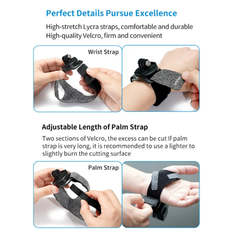 Telesin GoPro / DJI / Insta360 Wrist Strap 360 Degree Rotary (GP-WFS-221) thumbnail 7