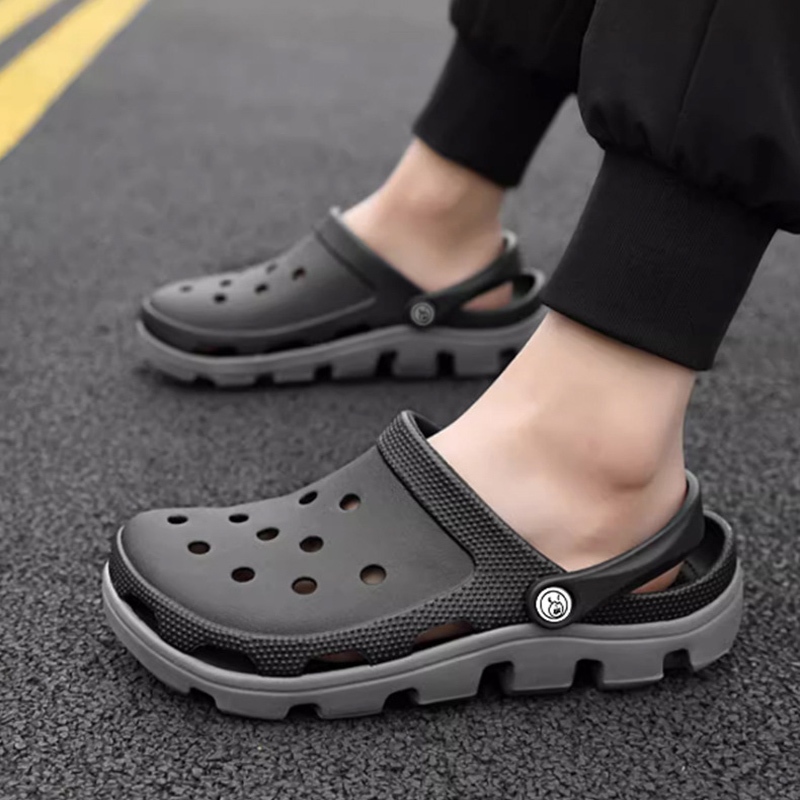 รองเท้าผู้ชาย แบบสวมหัวโต รองเท้าแตะไซส์ใหญ่ ไซส์ใหญ่สุด 51 (รุ่นเรือดำน้ำ) ไม่ลื่น ทนทาน โครตใหญ่ ใส่สบาย พร้อมส่ง🚚 - รูปที่ 3