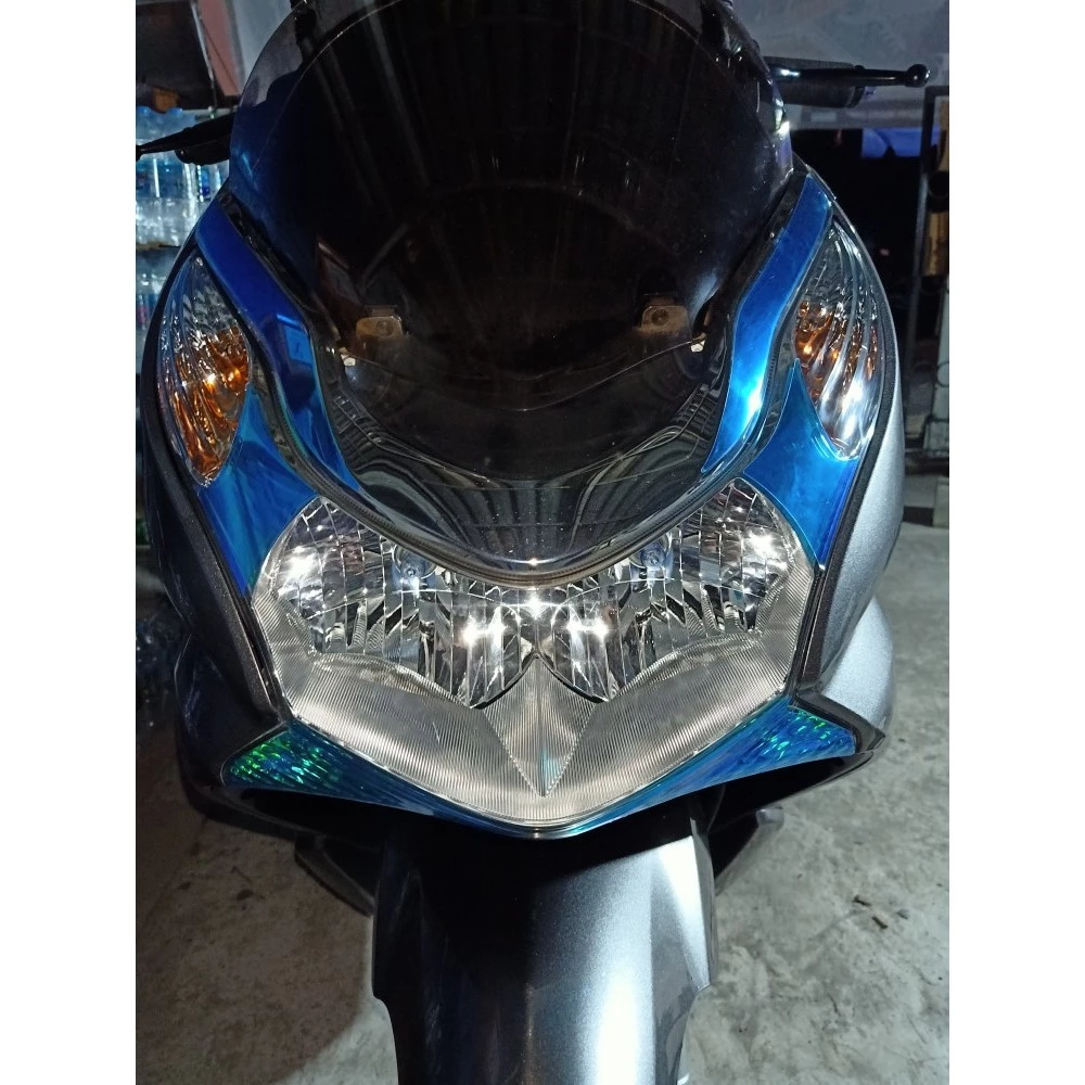 ฟิล์มแต่งไฟหน้า ไฟหรี่ ไมล์ PCX125 2010 ชุด 9 ชิ้น - รูปที่ 1