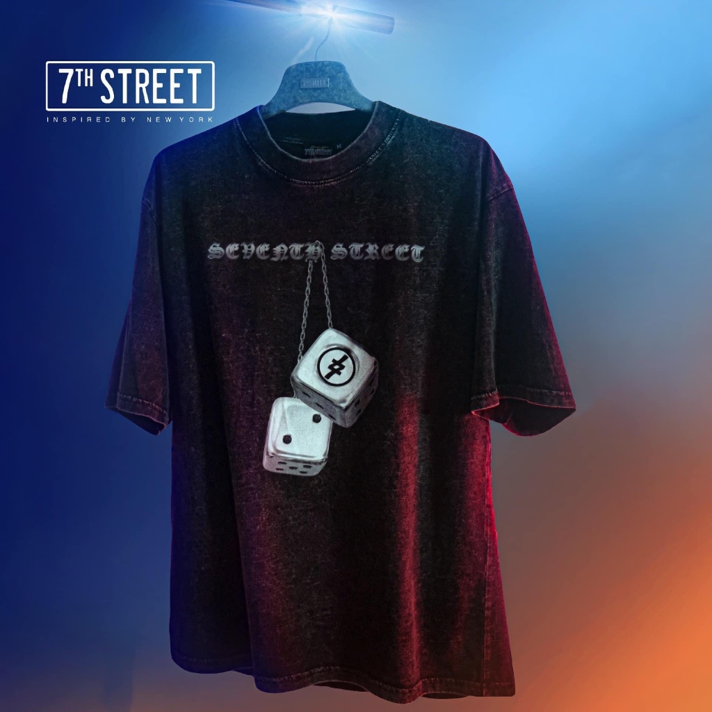 7th Street เสื้อยืดแบบโอเวอไซส์  แนว Vintage (Oversize) รุ่น V-SSD002