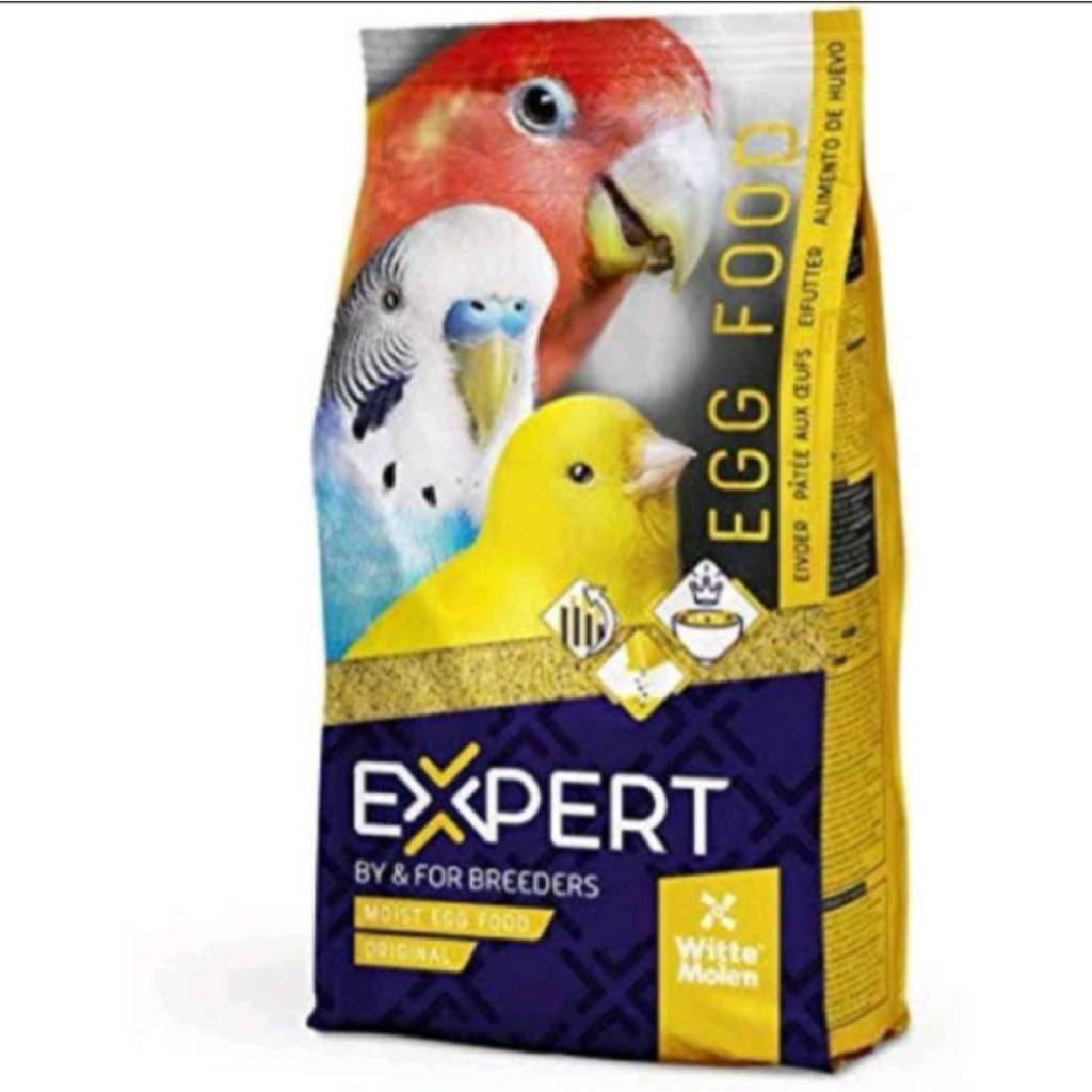 351 อาหารไข่  EXPERT  (แพ็กเกจ 1 KG.) อาหารนกแก้วฟอพัส เลิฟเบิร์ด