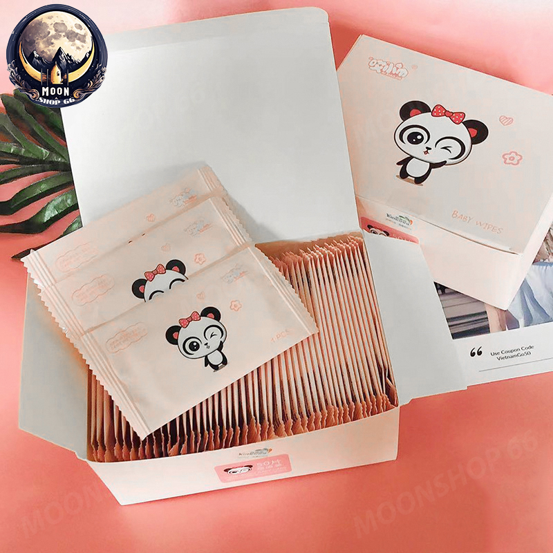 ทิชชู่เปียกพกพา Wet wipes กระดาษเปียก ทิชชู่เปียกแบบซอง ทิชชูเปียก ห่อเล็ก ไร้สารเคมี ใช้สะดวก พาสบาย กล่องละ 50 ซอง